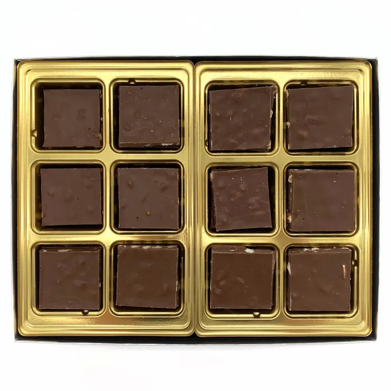 12 piece milk chocolate bark