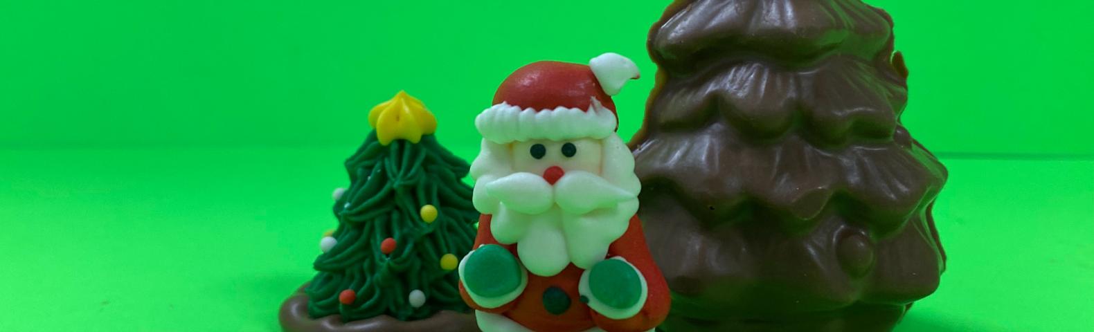 Santa chocolates