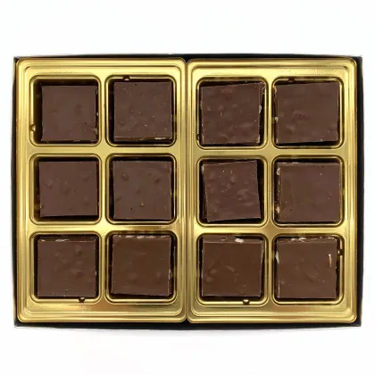 12 piece milk chocolate bark