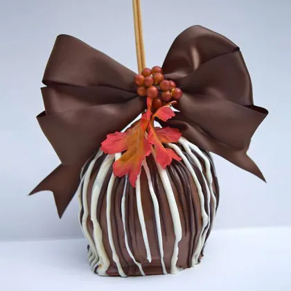 Chocolate caramel apple